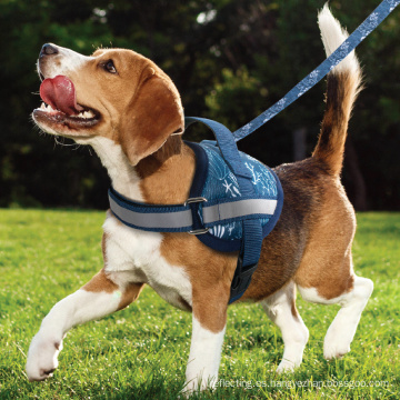 Arnés reflectante cómodo para perros Arnés para mascotas al aire libre